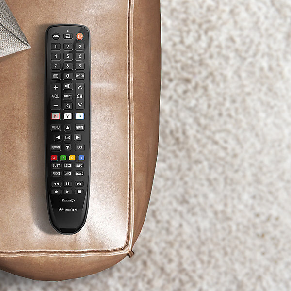 Meliconi - Télécommande de remplacement PERSONAL 1  pour TV Samsung - 100% fonctions d'origine - Boutons Netflix, Youtube et Prime