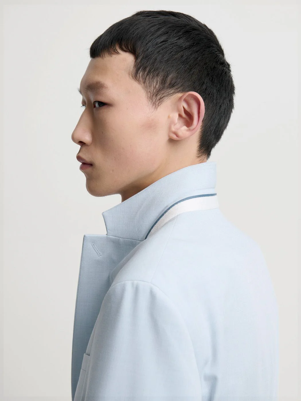 Costume 2 pièces slim bleu clair