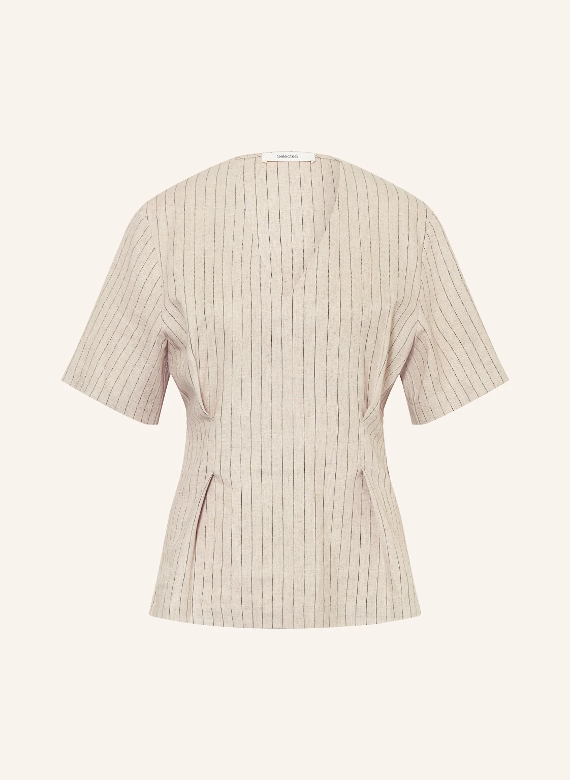 SELECTED Blusenshirt mit Leinen