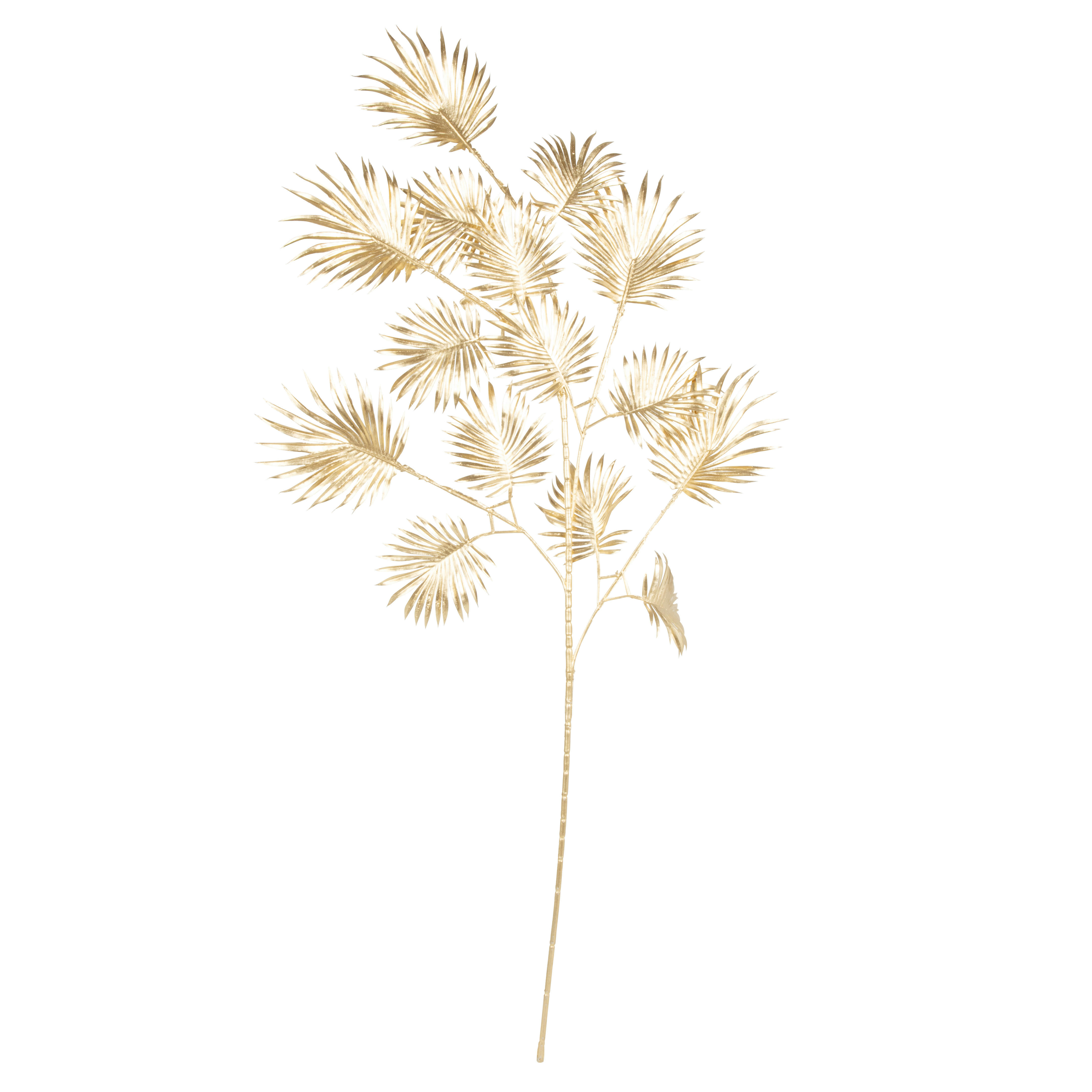 ASWAN - Tige de palmier artificiel dorée