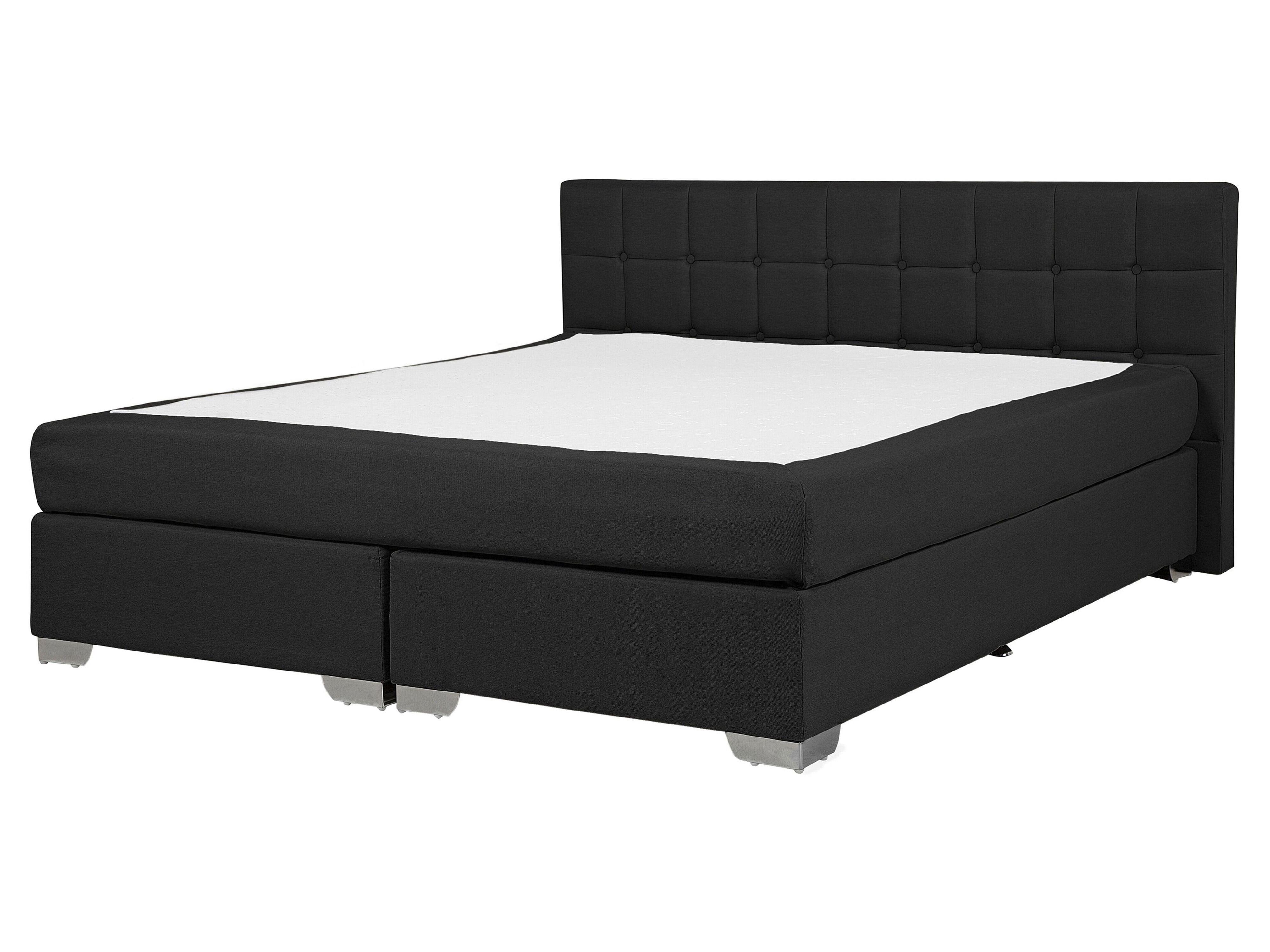 Divan Bed Fabric ADMIRAL 140 x 200 cm (EU Double) Black