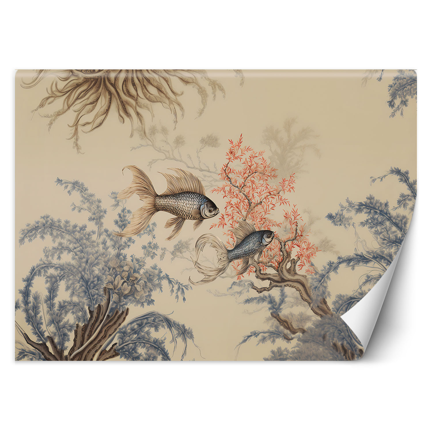 Feeby Fototapeta Ryby feng shui boho 150x105