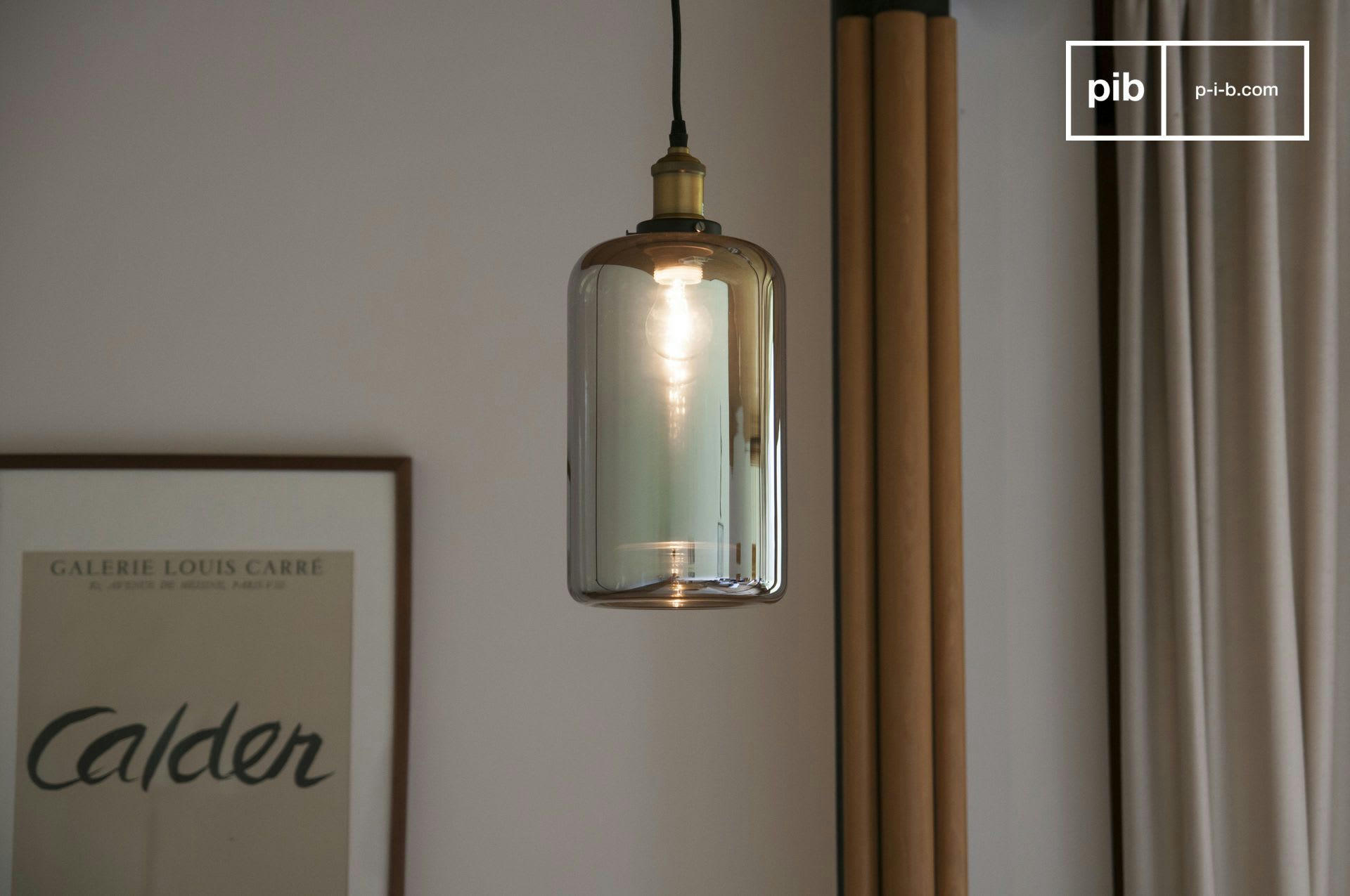 ELIXIR - Lampe suspendue en verre transparent