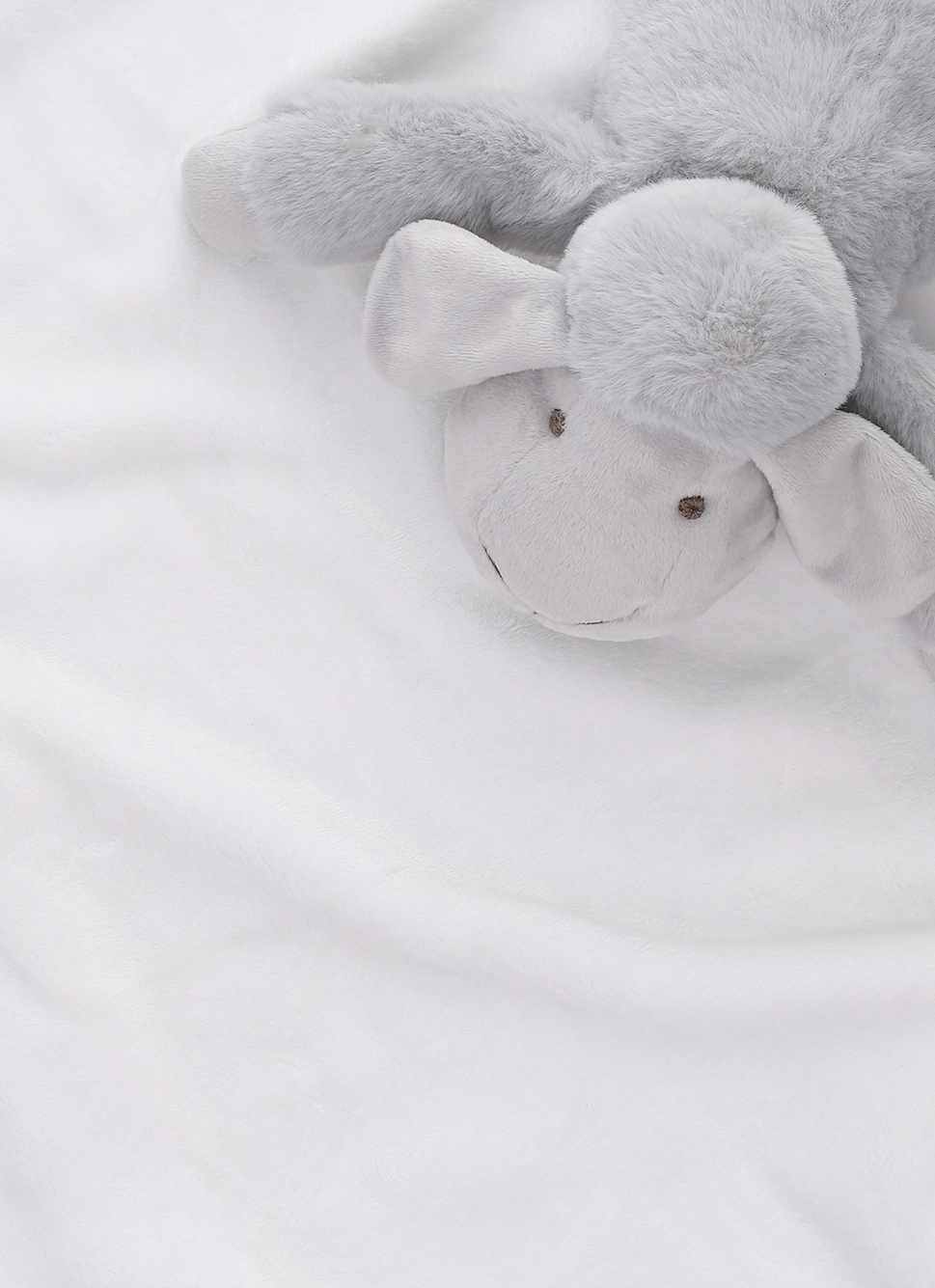 PLAID PELUCHE MOUTON GRIS