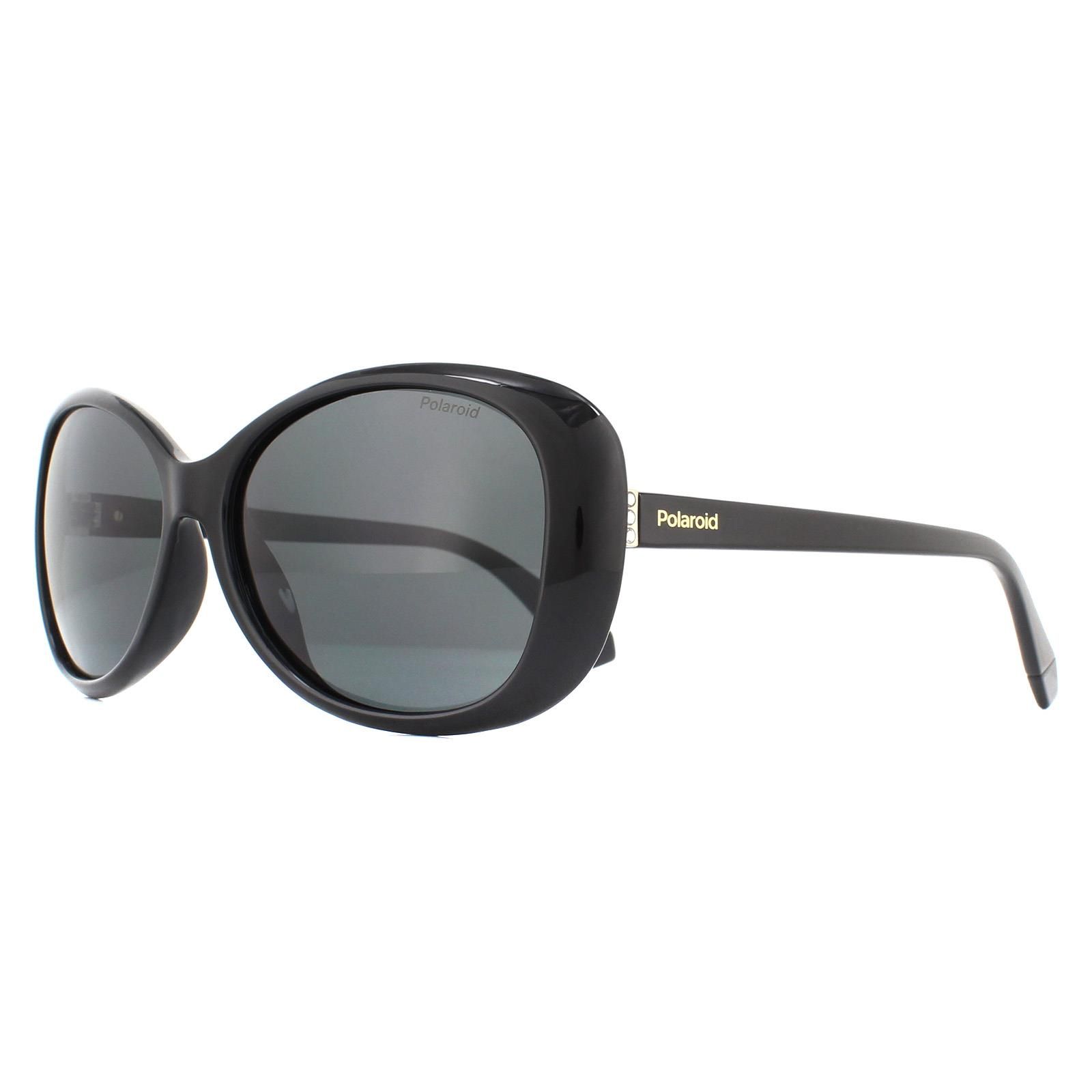 Polaroid Fashion Black Grey Polarized Sunglasses