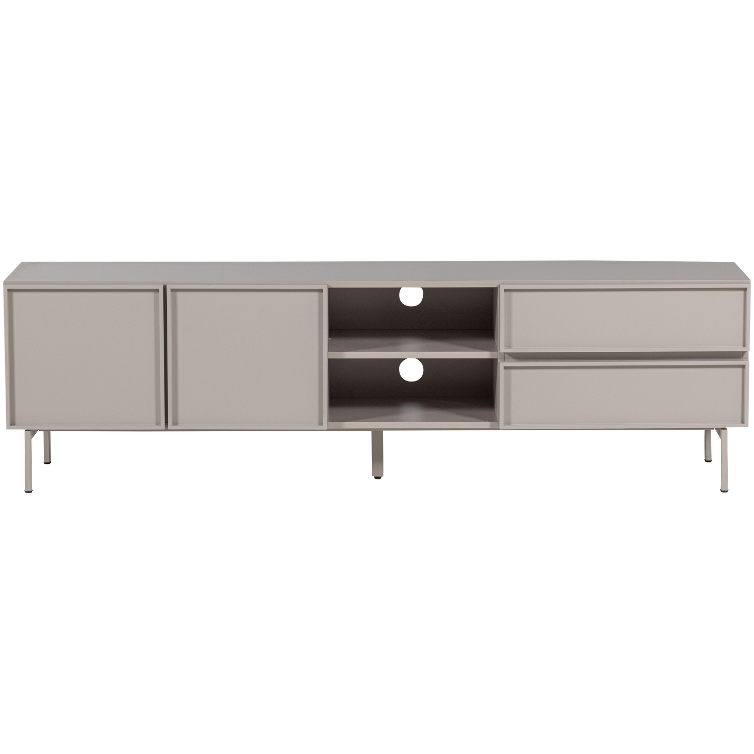 WOOOD tv meubel Tours 180 cm - Melamine/MDF - Zand - 51x180x42