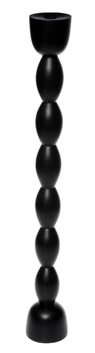 Świecznik Fancy art long black M 9x9x64cm