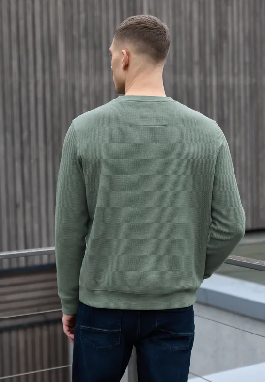 Sweatshirt mit 3D-Struktur