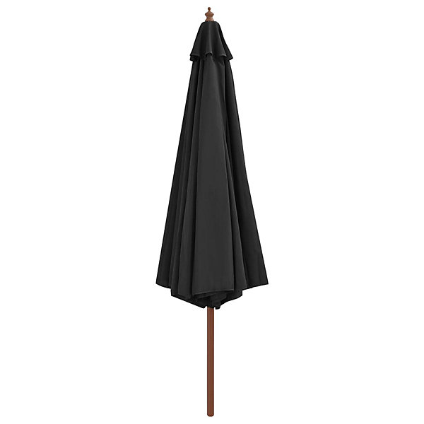 Parasol avec mât en bois 350 bois Helloshop26