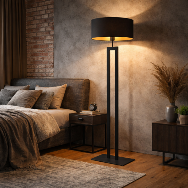 Elegancka lampa stojąca KALIFORNIA GOLD do salonu