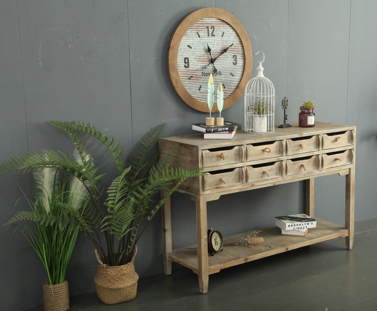 PROVENCE - Console de rangement en bois L120