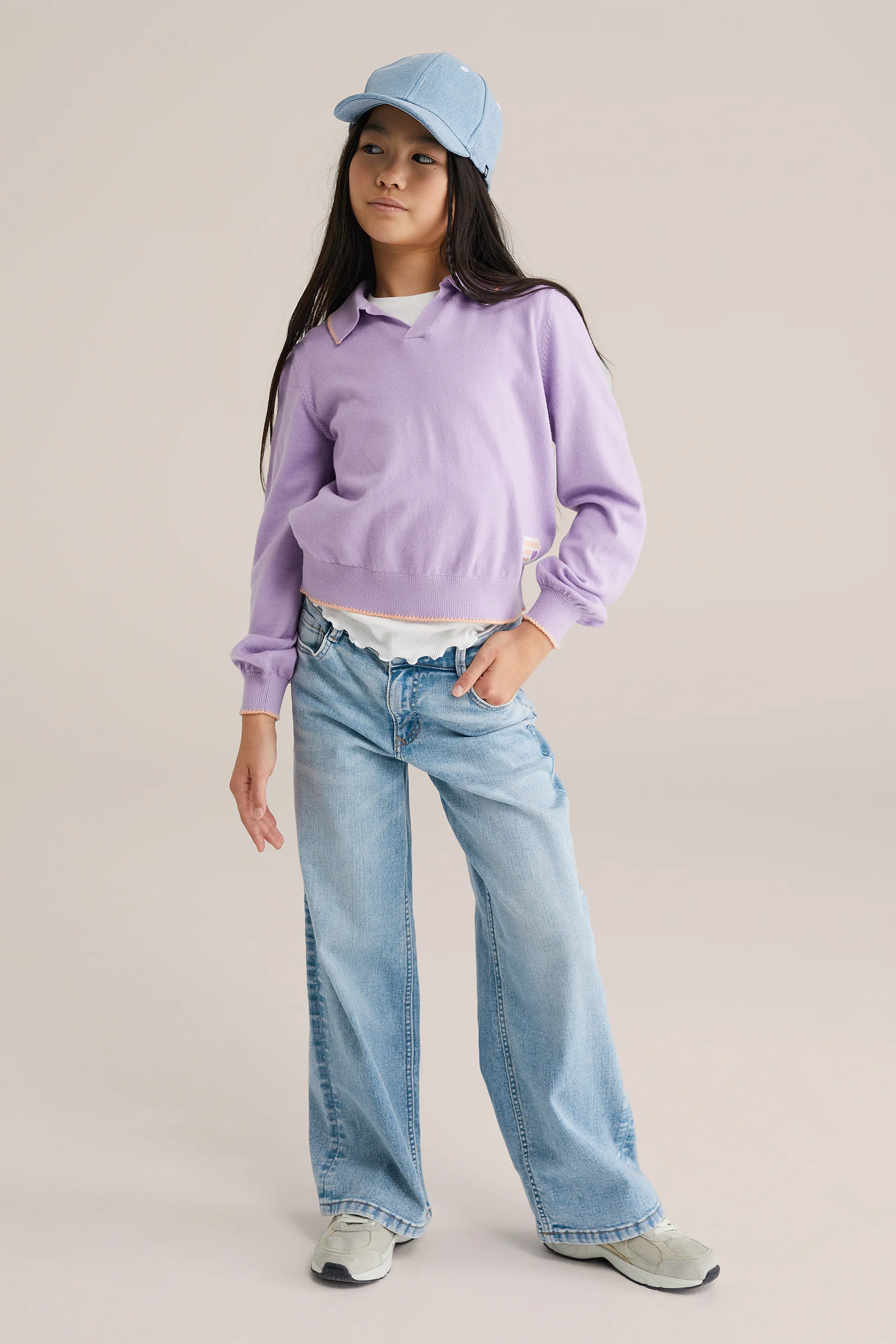 Meisjes relaxed fit jeans