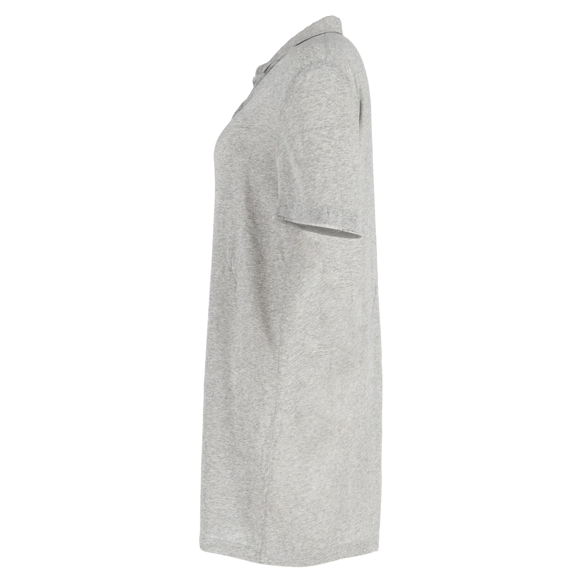 Alexander Wang Preloved Mini Fray Detail Shirt Dress in Grey Cotton