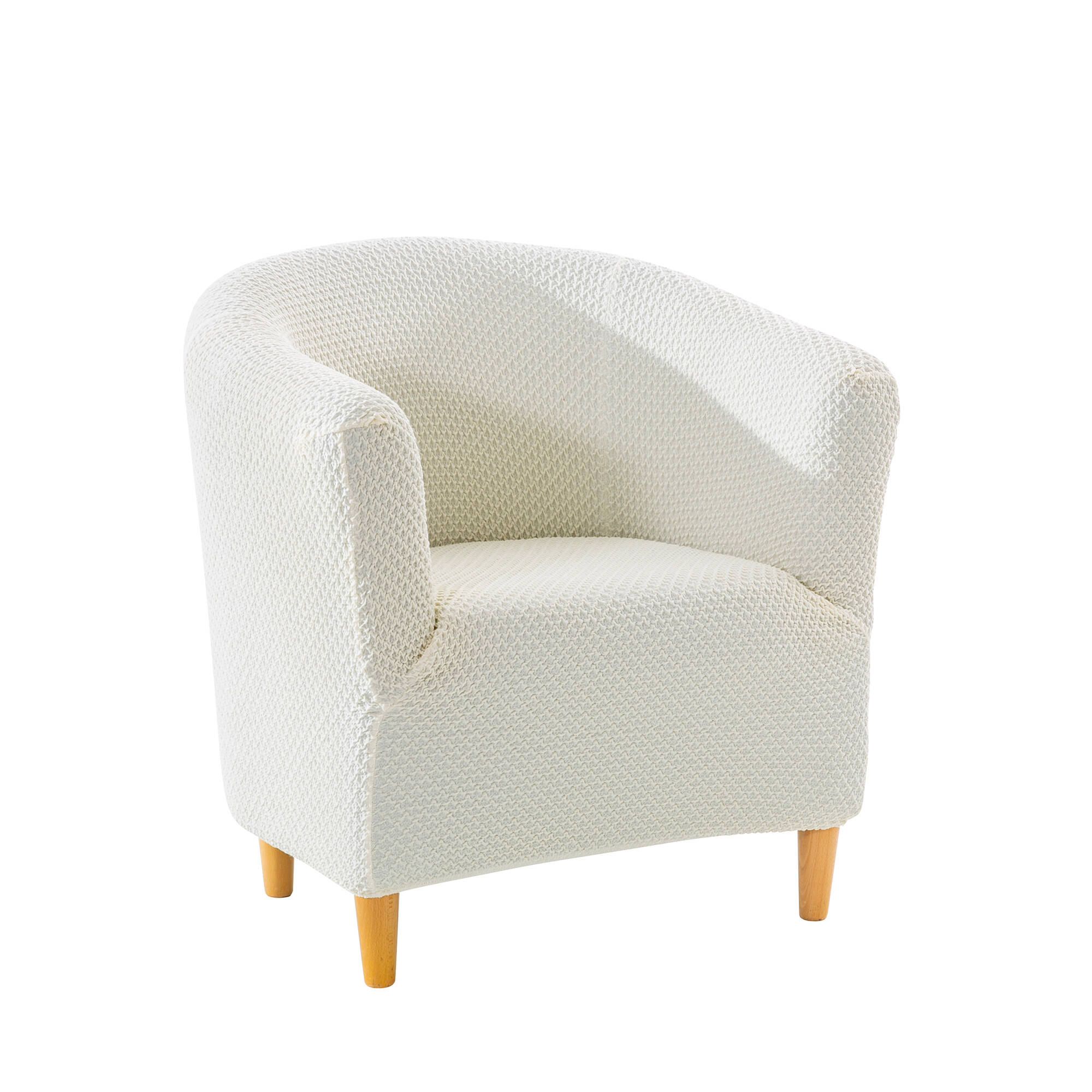 Housse texturée bi-extensible spéciale fauteuil cabriolet