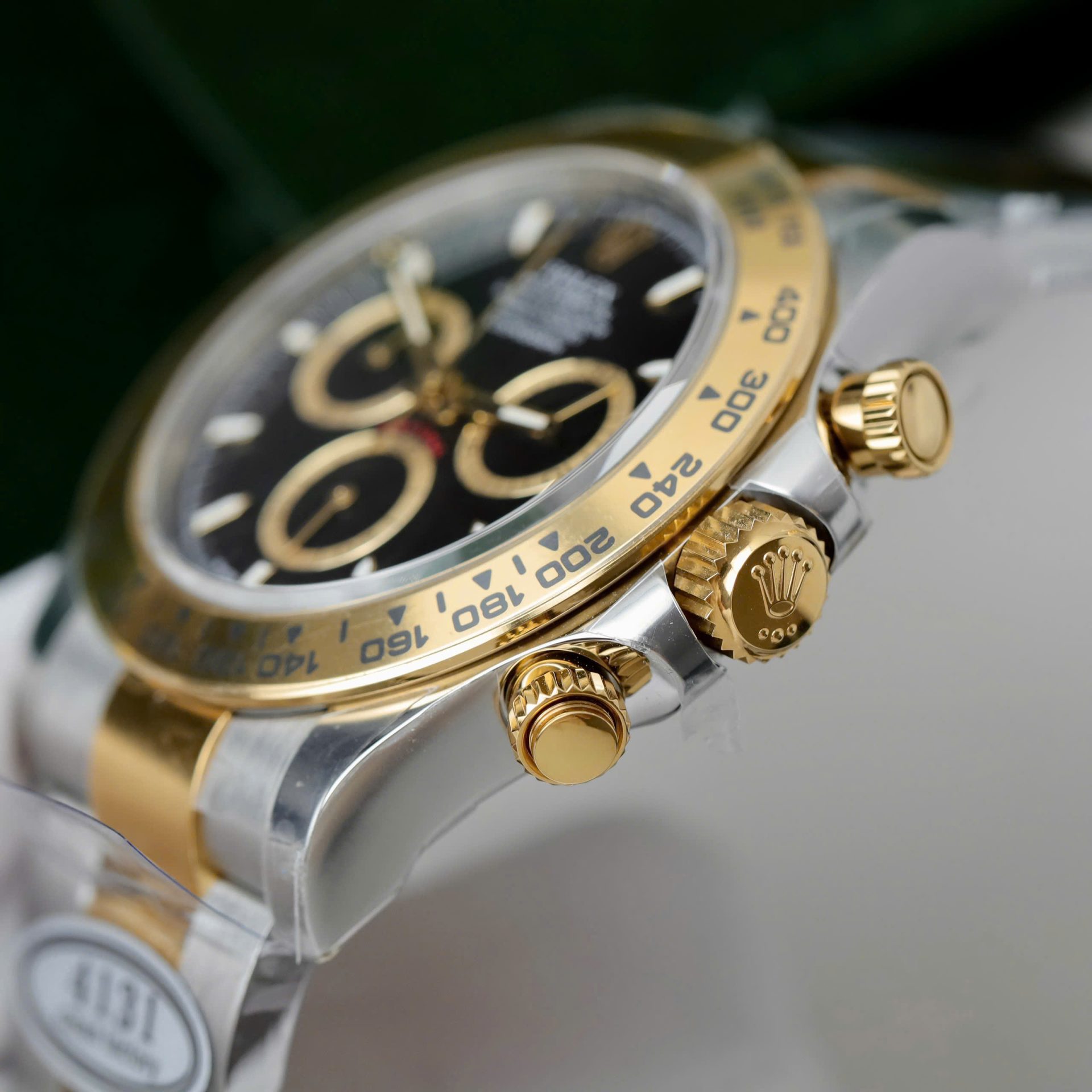Rolex Daytona 126503 SS/YG Plated Black Dial 40mm Oyster Super Clone