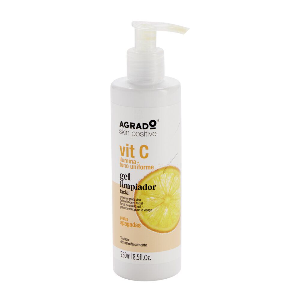 Gel nettoyant visage vitamine C Agrado 250ml