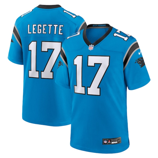 Xavier Legette Carolina Panthers Nike Alternate Game Jersey -  Blue