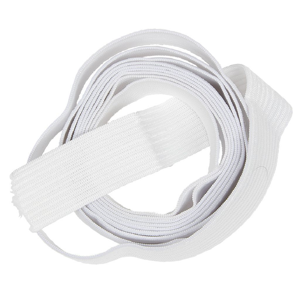 élastique maille blanc L.2 m