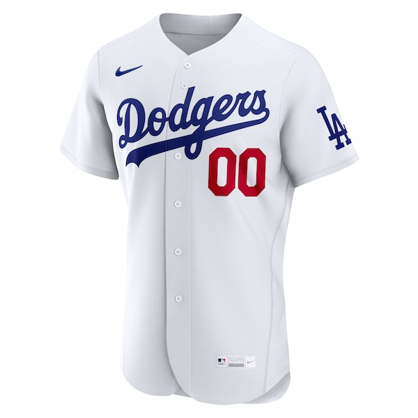 Los Angeles Dodgers Nike Home Authentic Custom Jersey - White