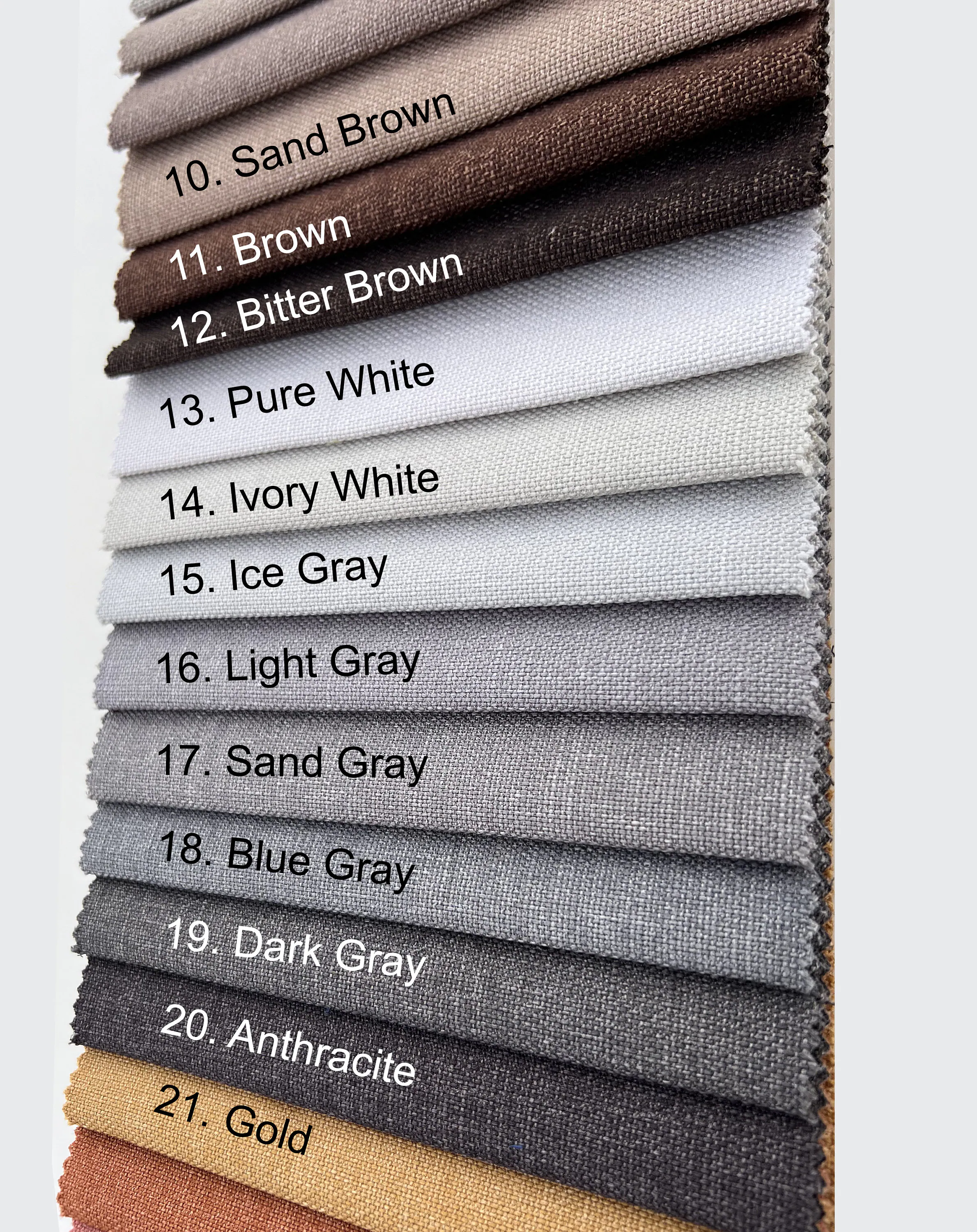 Linen Curtains: 36 Colors, Custom Size, Modern Window Drapery