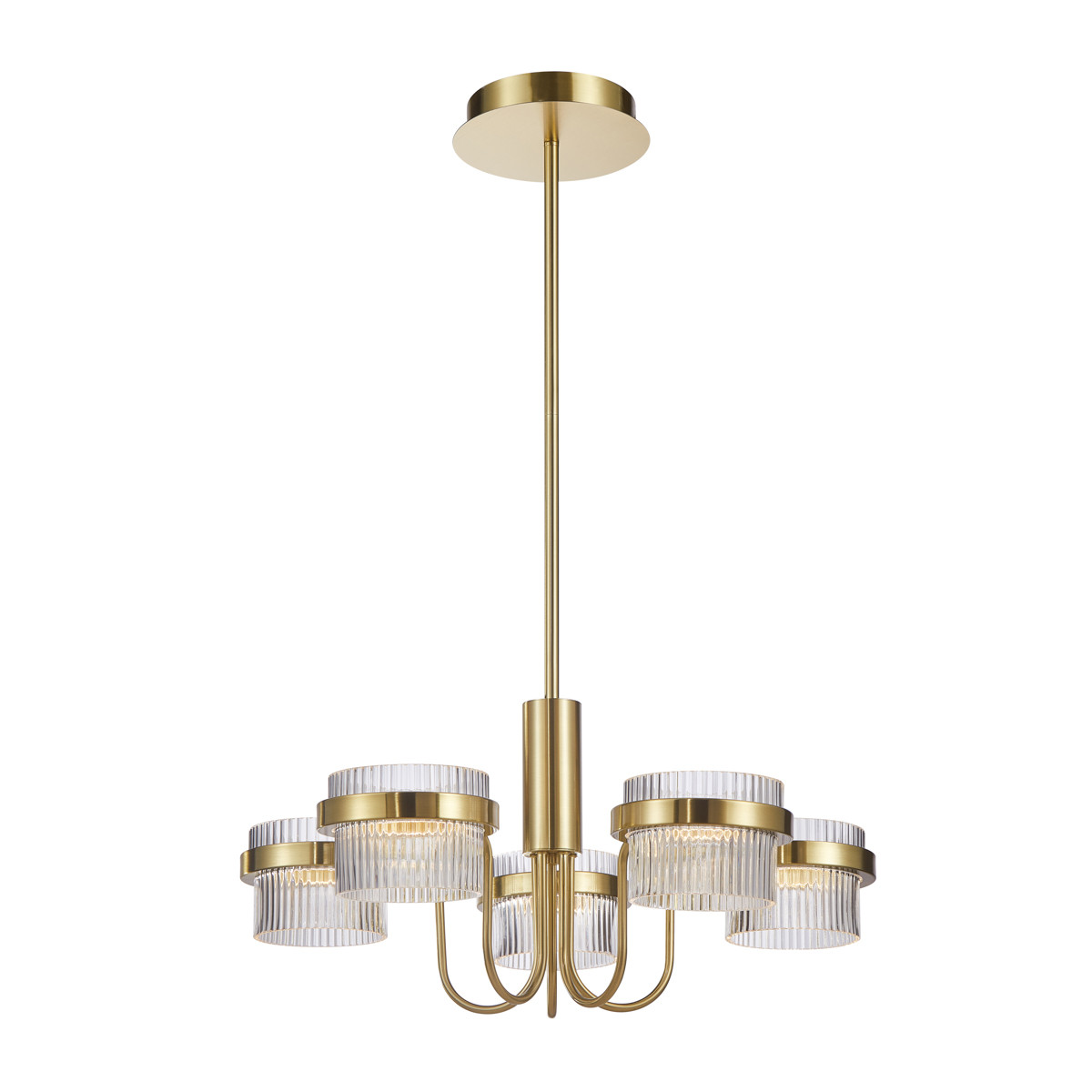 Żyrandol Tiara złoty LED 40W 3000K 4405lm IP20 Italux