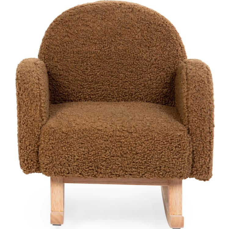 - Fauteuil à bascule enfant Teddy marron