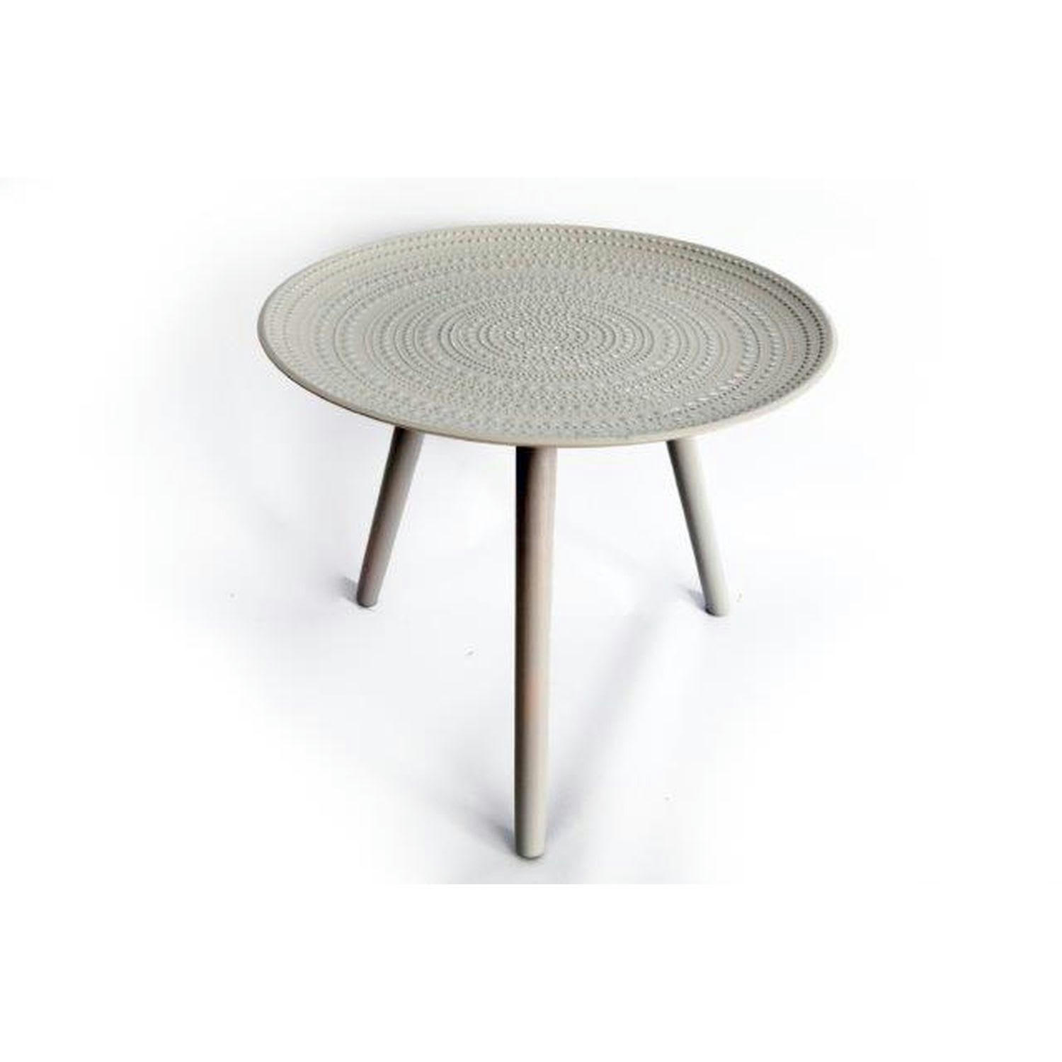 MADO - Table d'appoint ethnique mado gris