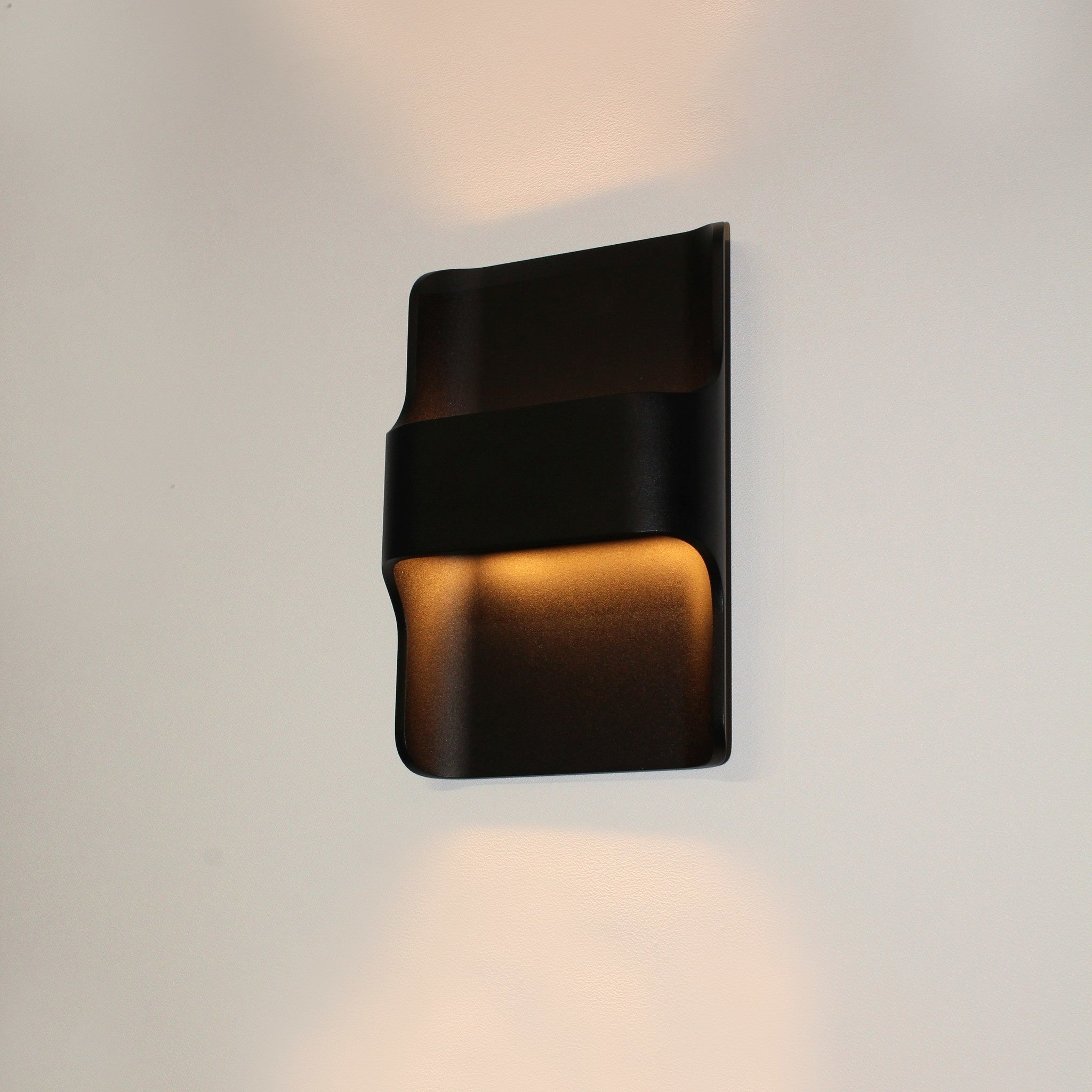 Artdelight wandlamp Dallas - 2 lichts - 7.8 x 24  cm - zwart