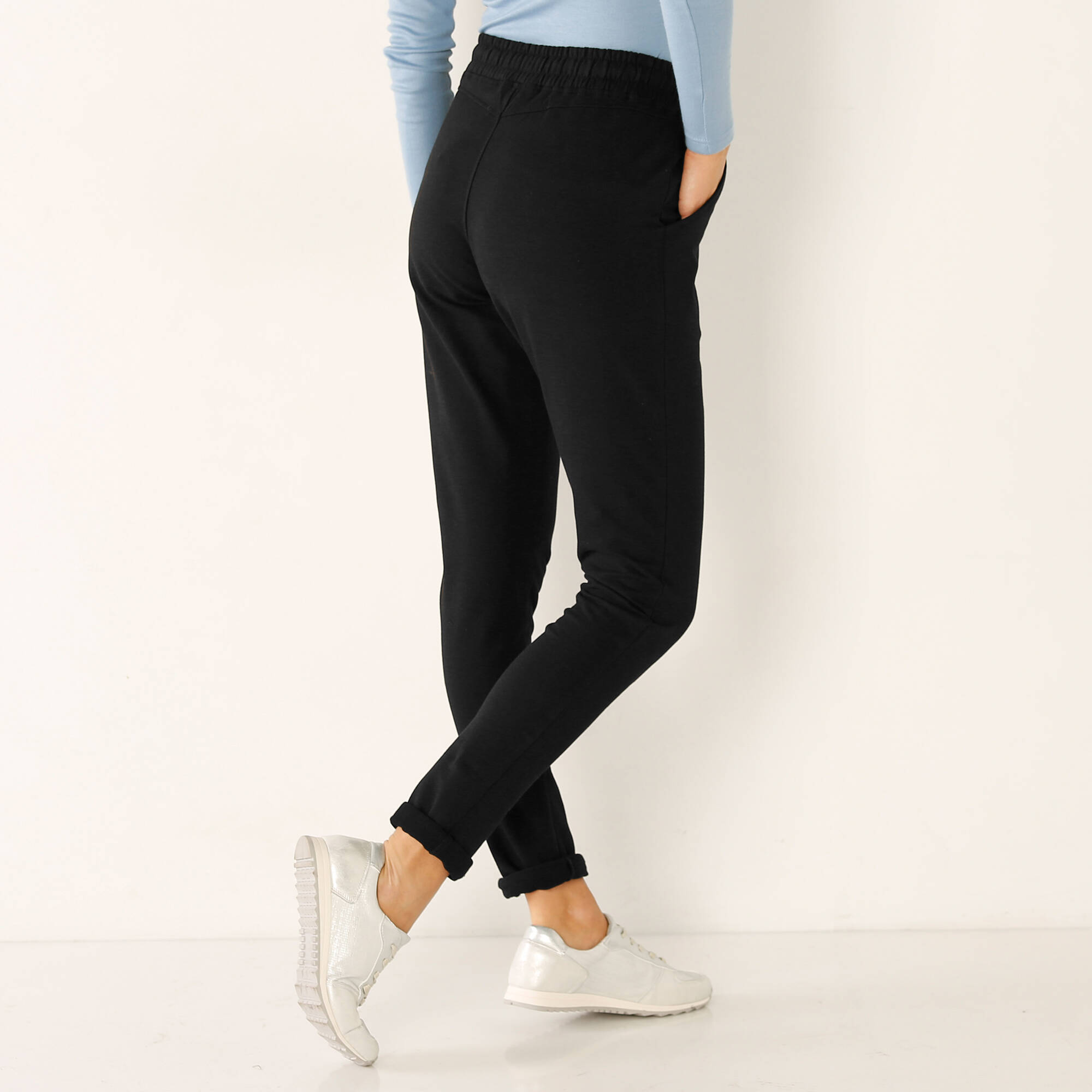Pantalon jogpant ceinture élastiquée molleton