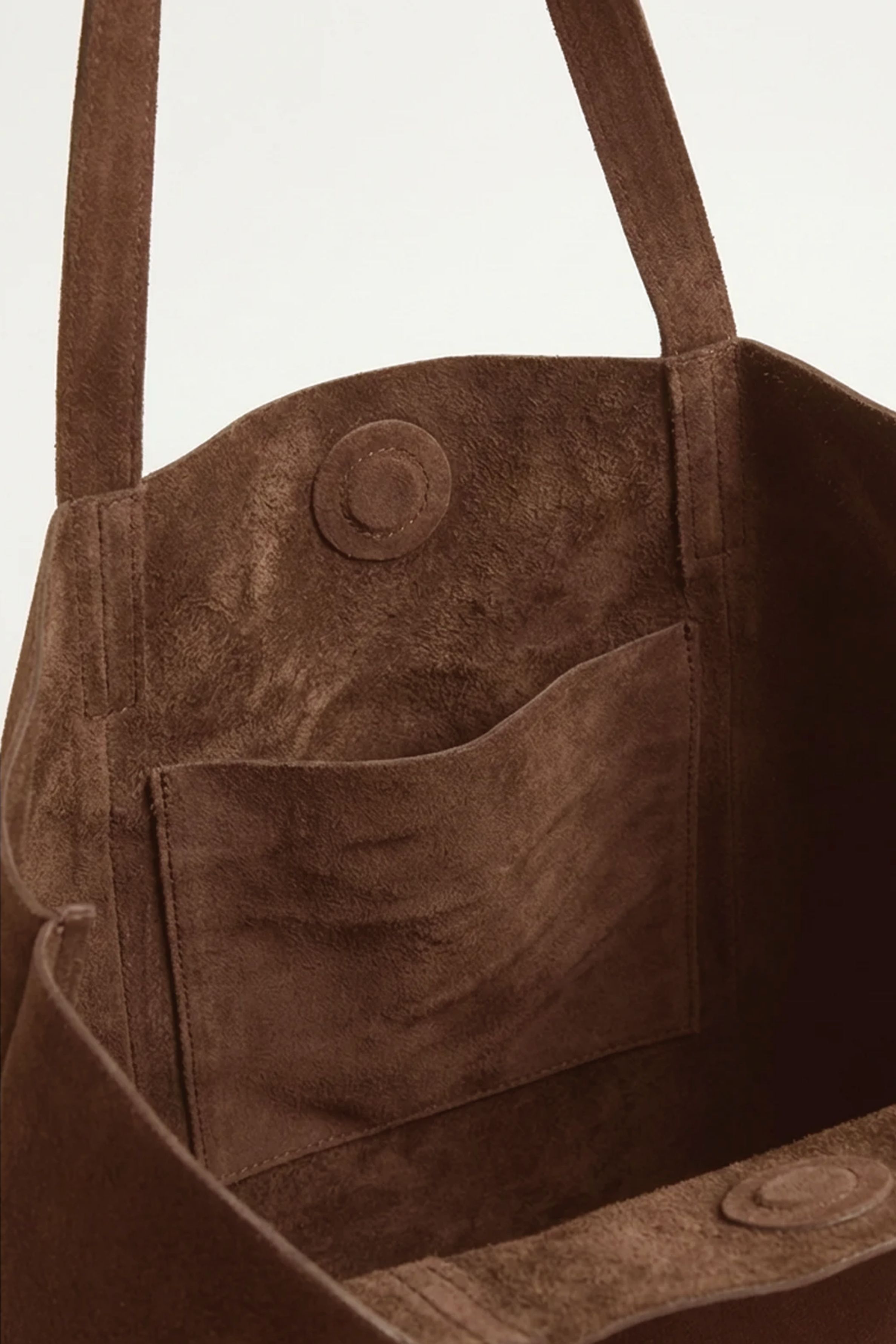 Barneys Originals Tan Cow Suede Bag