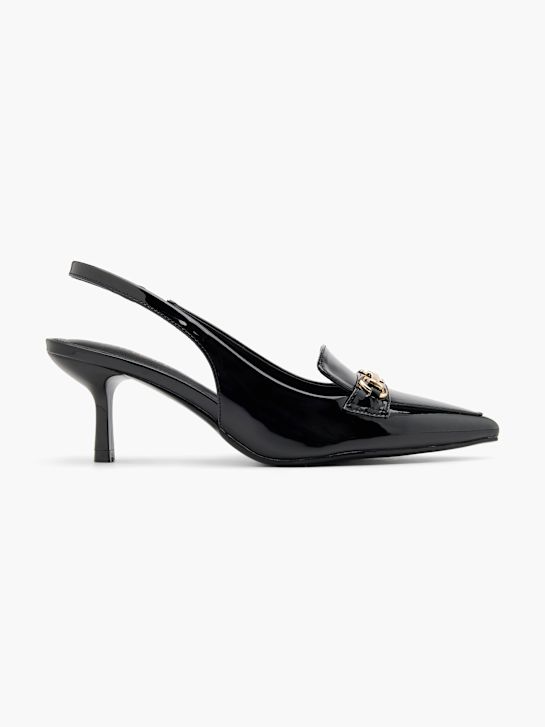Slingback heel