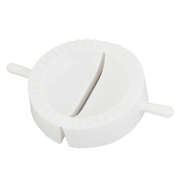 Baker Dumpling Press Mould Gyoza Pasty Pierogi Making Mold 4.7" - White