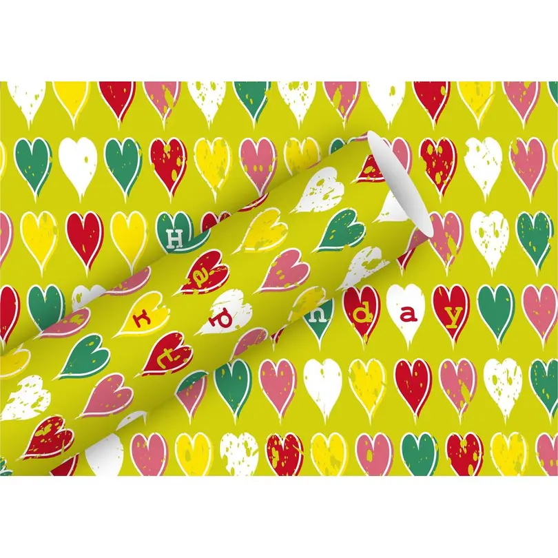 Geschenkpapier Heart Birthday