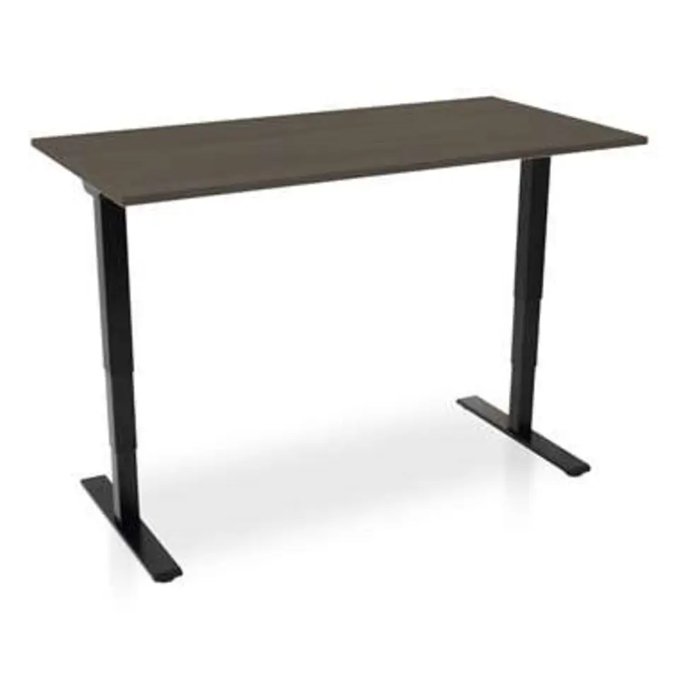 MRC COMFORT elektrisch zit sta bureau - 160x80 - bruin eiken