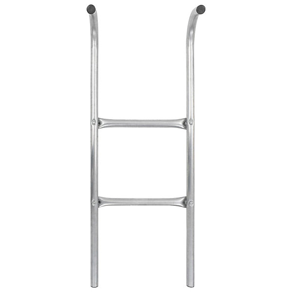 échelle de trampoline VIDAXL - 2 marches - Acier Argenté - 82,5 cm