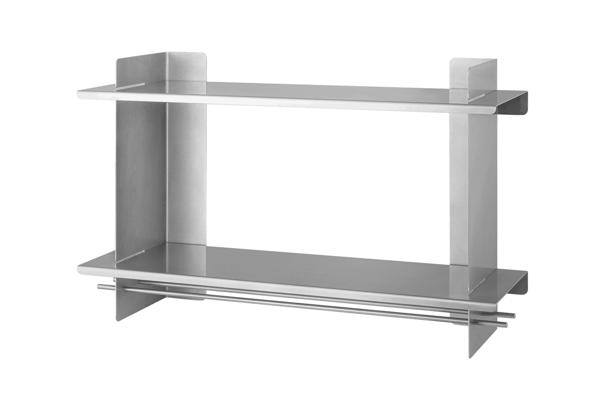 noo.ma Tivo Shelf 70, roestvrijstalen zwevende wandplank 70 cm