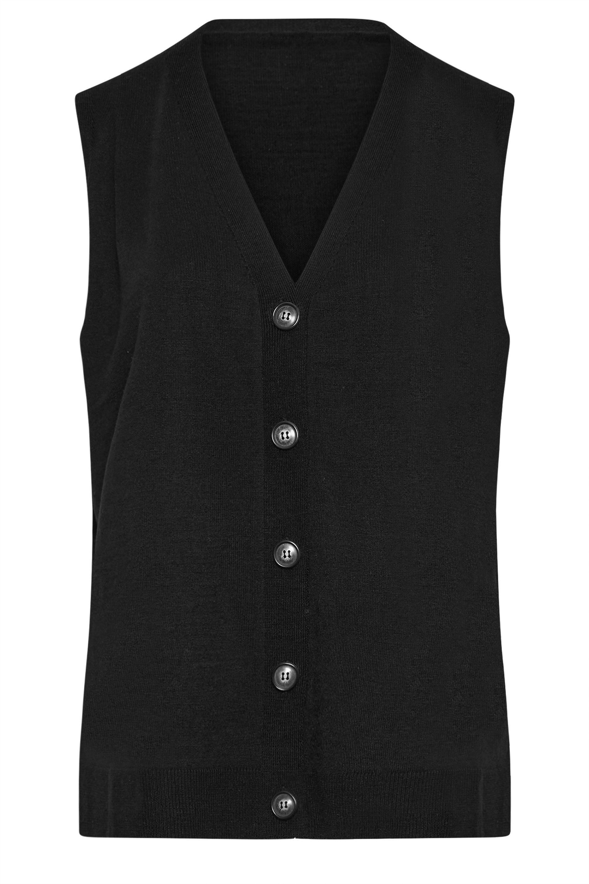 Yours Knitted Button Front Vest Top