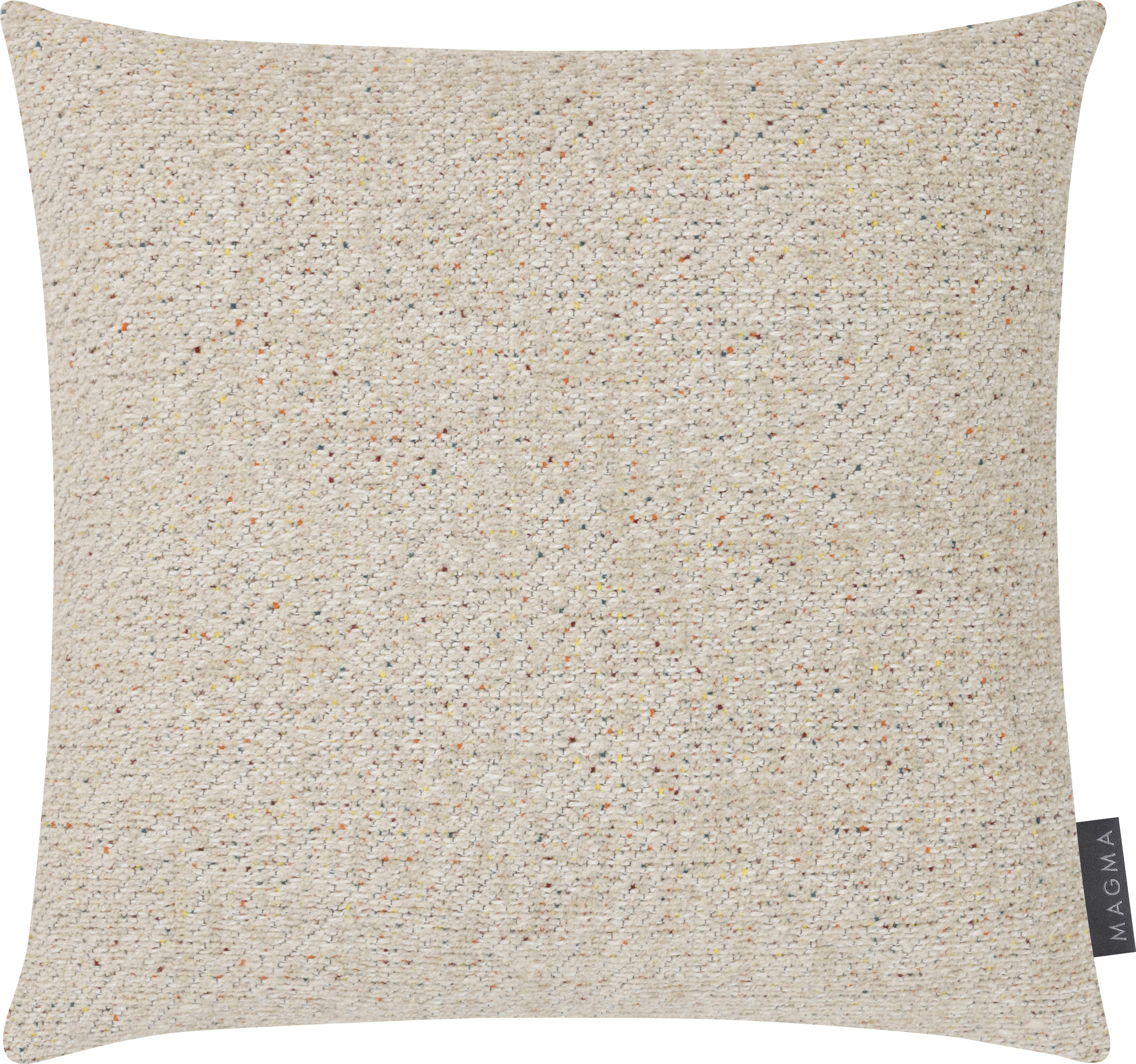 DOTTY - Housse de coussin coton jacquard beige chiné - 40x40