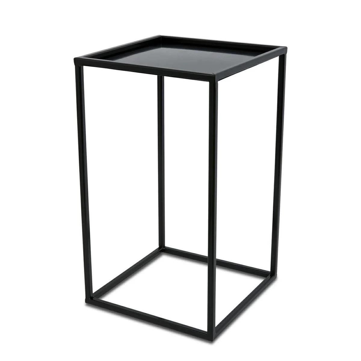 Nowoczesny kwietnik stojący 40 cm czarny