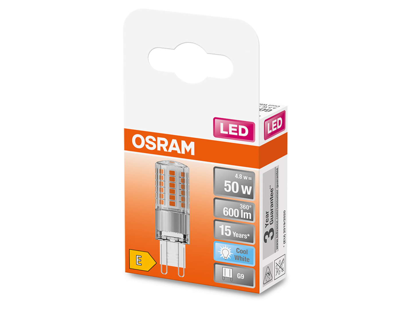 Żarówka LED G9 4,8W