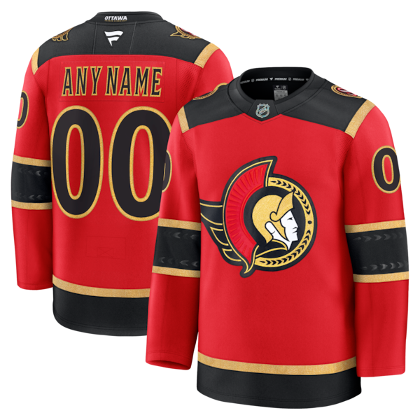 Ottawa Senators  Alternate Custom Premium Jersey - Red/Black/White