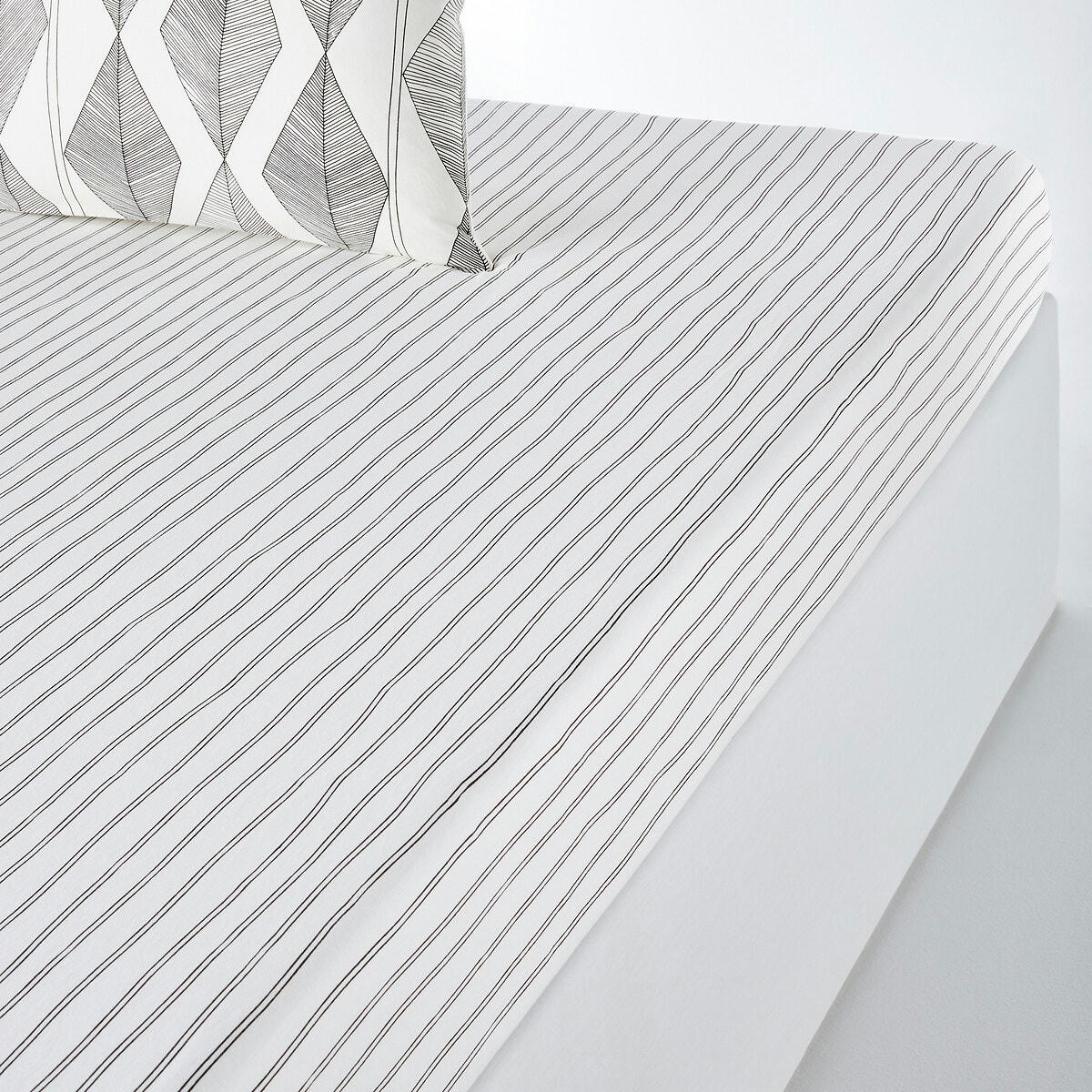 Drap-housse coton lavé, Assane