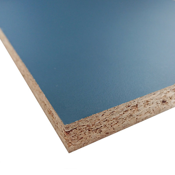 Panneau mélaminé Ninna prédécoupé bleau abysse 280X60X2.2cm