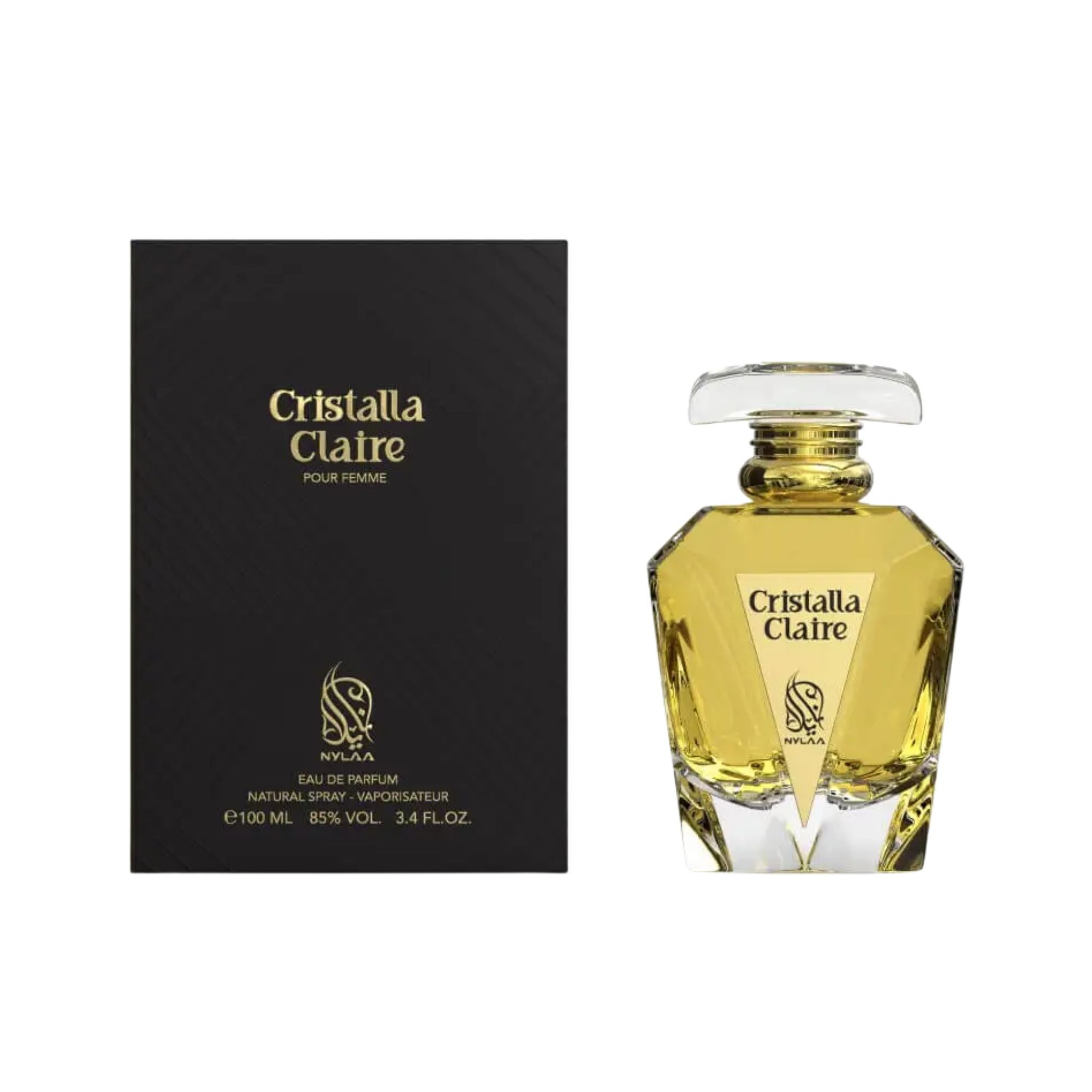 Nylaa Cristalla Claire 100ml Eau De Parfum - Floral Grapefruit Fragrance
