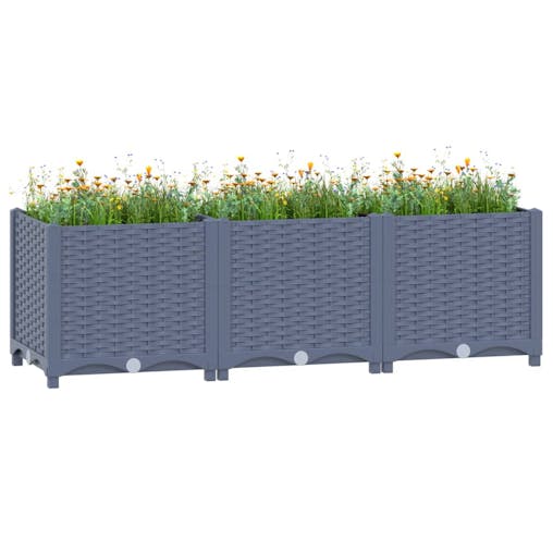 NNEVL Raised Bed 120x40x38 cm Polypropylene