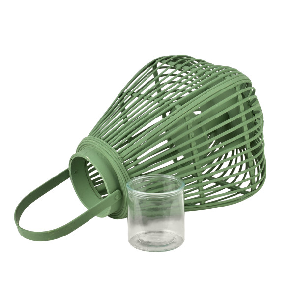LUCIE GREEN Lampion 24x24x37cm/51cm