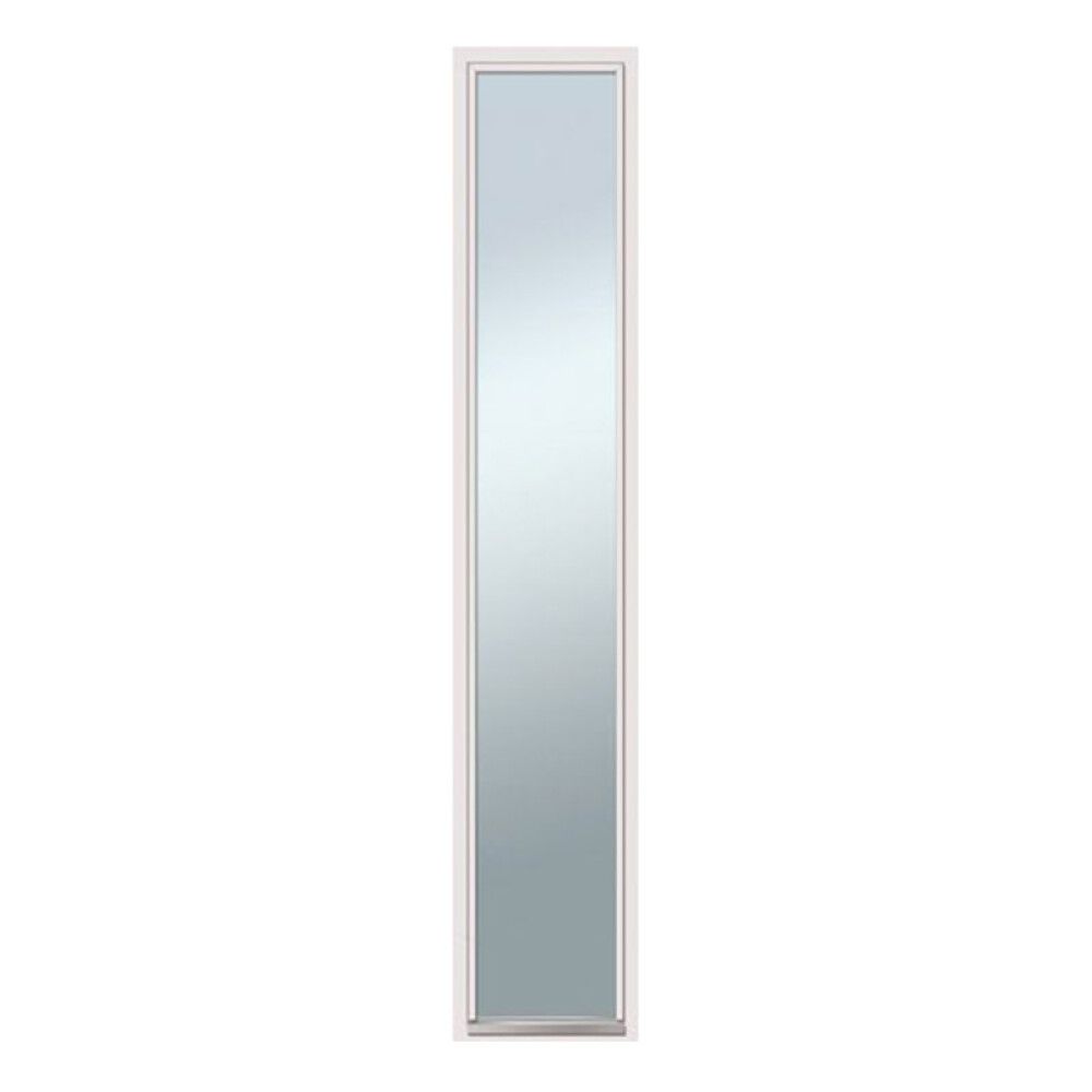 SIDELYS YTTERDØR SOLID ELEMENTS 3X21 HVIT HEL GLASS