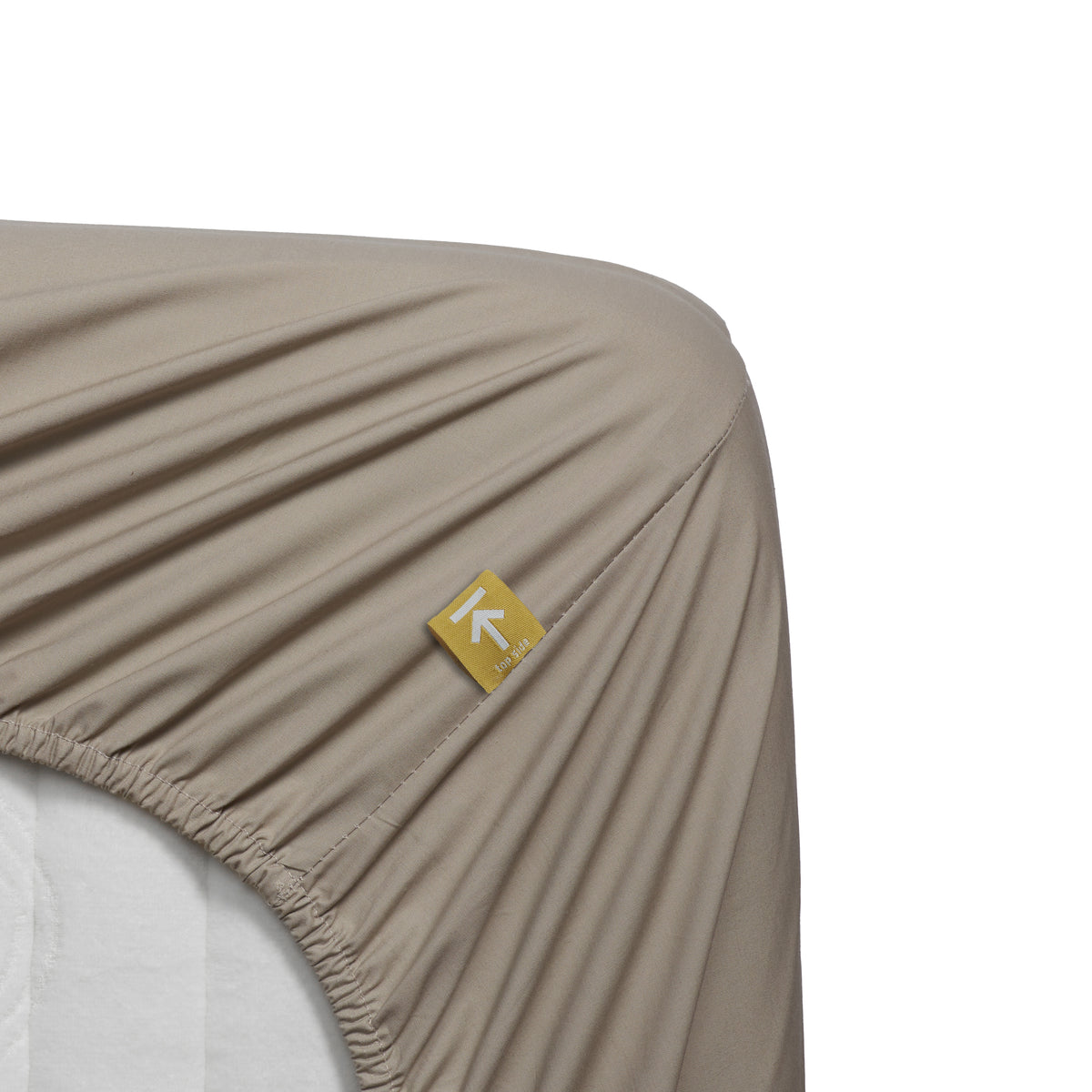 Beddinghouse hoeslaken BH Percale Cotton HL - 90x220 cm - zand