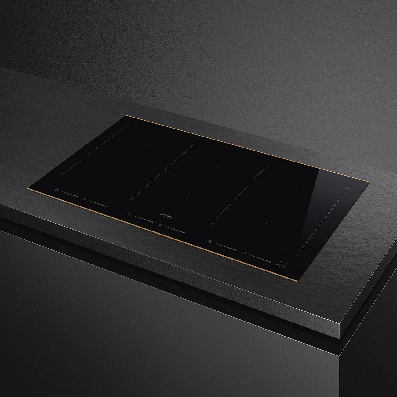 90cm Dolce Stil Novo Induction Hob with Copper Trim