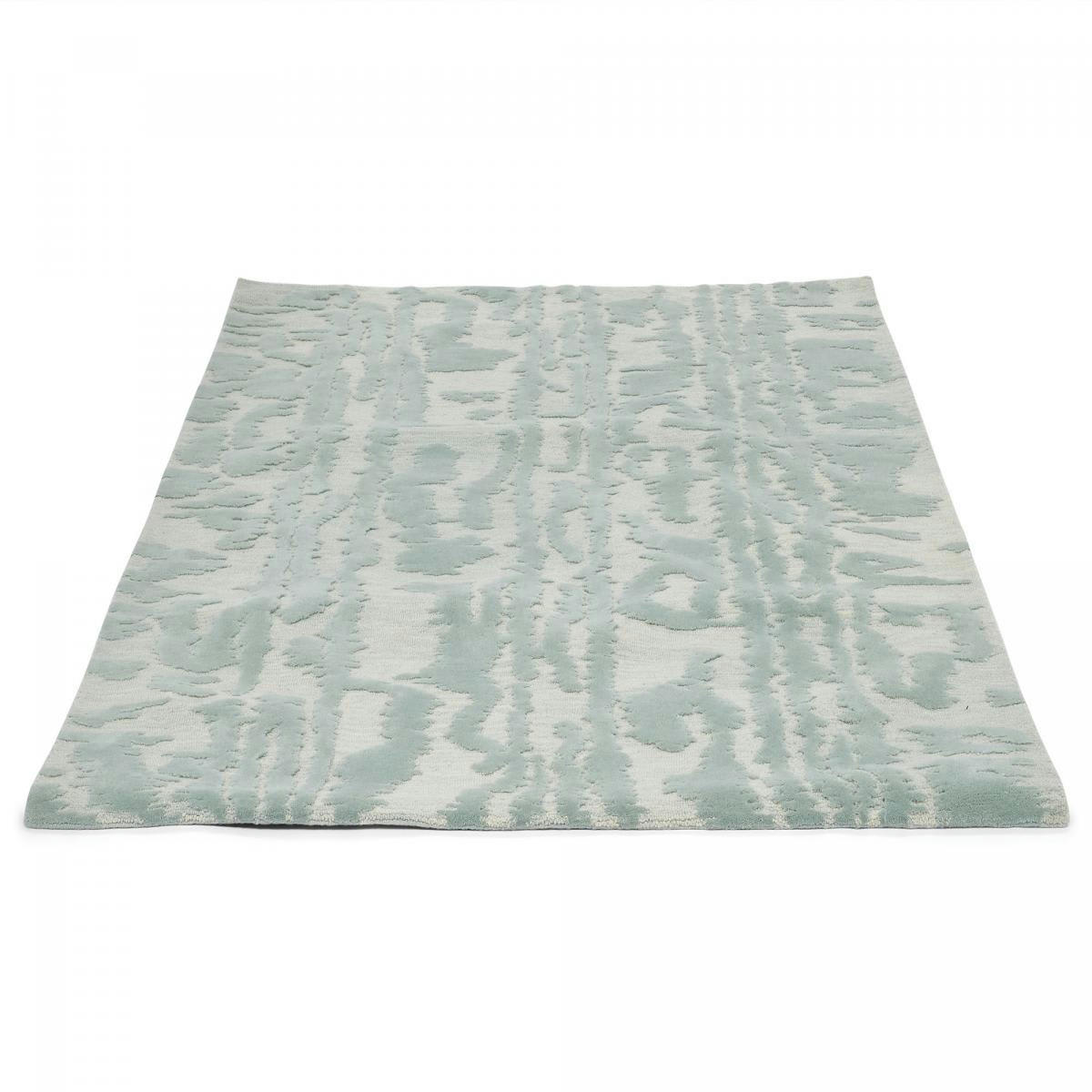 WATERWAVE - Tapis salon bleu 250x350